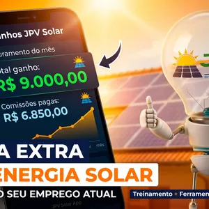 Imagem do curso  JPV SOLAR -  RENDA EXTRA 