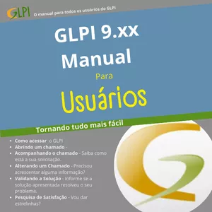 Imagem de capa para o Ebook GLPI 9.XX - Manual para Usuário