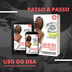 Imagem de capa para o Ebook Passo a Passo de como usar o DEA [Desfibrilador Externo Automático]