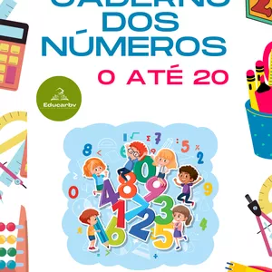 Imagem de capa para o Ebook CADERNO DOS NÚMEROS 0 ATÉ 20