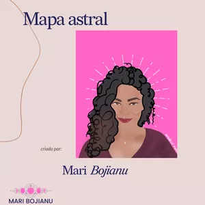 Imagem de capa para o Ebook Mapa Astral com Mari Bojianu