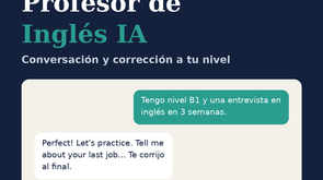 Profesor de Inglés IA
