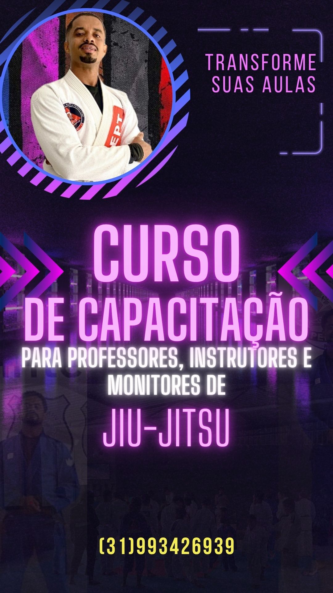 Imagem do curso Transforme sua Carreira: Capacitação Profissional para Professores, Instrutores e monitores de Jiu-Jitsu