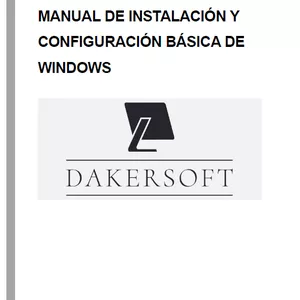 Imagen de portada para Ebook MANUAL DE INSTALACIÓN Y CONFIGURACIÓN BÁSICA DE WINDOWS 