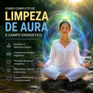 CURSO COMPLETO DE LIMPEZA DE AURA E CAMPO ENERGÉTICO