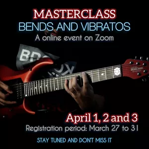 Cover image for Online event Masterclass: Bends and Vibratos