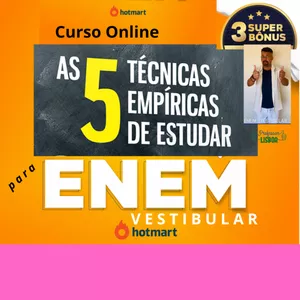 Imagem de capa para o Curso online 5 Técnicas Empíricas de Estudar para Passar no ENEM