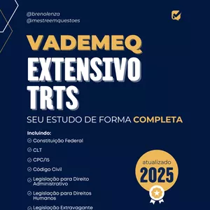 Imagem de capa para o Curso online VADEMEQ EXTENSIVO - TRT