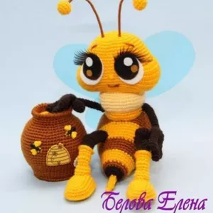 Imagen de portada para Ebook Patrón de Abeja Amigurumi Pdf en español 5 estilos diferentes