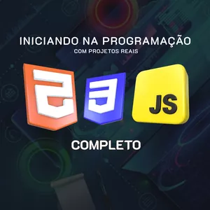Imagem de capa para o Curso online Curso de HTML e CSS para Iniciantes 