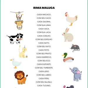 Imagem de capa para o Ebook Atividade: Rimas