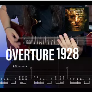 Cover image for Ebook Dream Theater - OVERTURE 1928 (Sheet Music, TAB and Video)