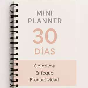 Imagen de portada para Ebook Mini Planner 30 Días