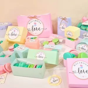 Imagem de capa para o Ebook PDF de embalagens Macarons 