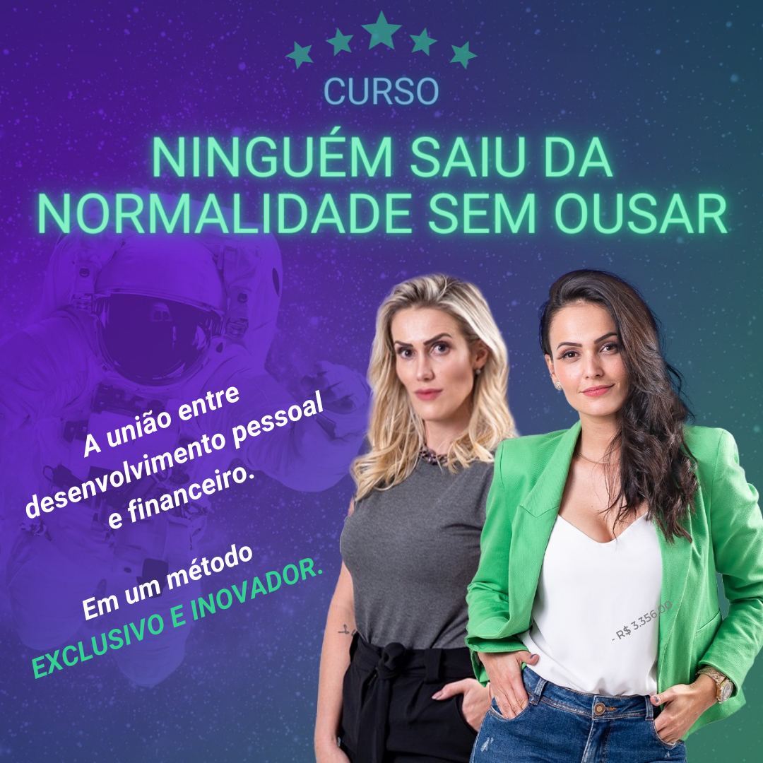 Imagem de Curso Ninguém saiu da Normalidade sem Ousar  criado por RENATA  BOSO na hotmart