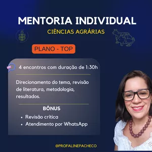 Imagem de capa para o Curso online Mentoria acadêmica Individual para Ciências Agrárias - TOP