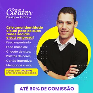 Imagem do curso Canva Creator Designer Gráfico