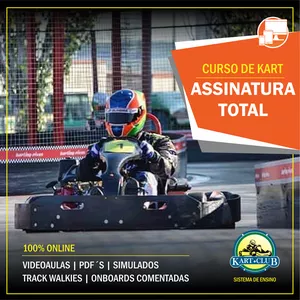 Imagem principal do produto ASSINATURA TOTAL - Curso De Kart Online | Kart Club