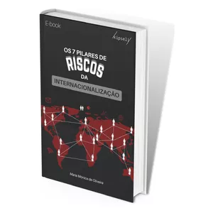 Imagem de capa para o Ebook Os 7 Pilares de Riscos da Internacionalização