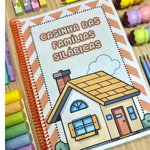 Imagem de capa para o Ebook Casinha das Famílias Silábicas