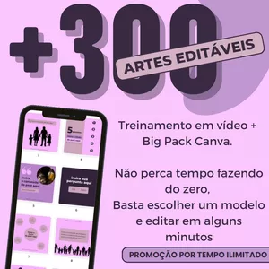 Imagem de capa para o Ebook KIT com + de 300 ARTES editáveis - Exclusivo para Constelação
