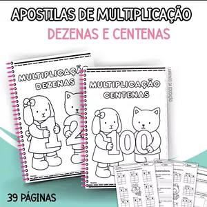 Imagem de capa para o Ebook APOSTILAS DE MULTIPLICAÇÃO DEZENAS E CENTENAS 