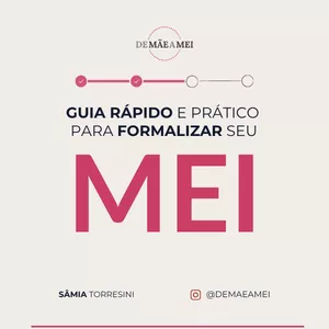 Imagem de capa para o Ebook Guia rápido e prático para formalizar seu MEI