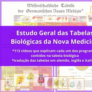Imagem do curso ESTUDO GERAL DAS TABELAS BIOLÓGICAS DA NOVA MEDICINA GERMÂNICA