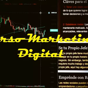 Imagen de portada para Curso online Curso marketing digital: Cambia tu vida ahora!. No pierdas mas tiempo