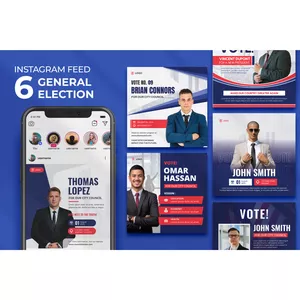 Imagem de capa para o Curso online General Election Instagram Post Template