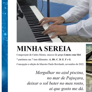 Imagem de capa para o Ebook PARTITURA de MINHA SEREIA