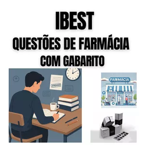 Imagem de capa para o Ebook IBEST - PDF com questões específicas de farmácia de concursos anteriores.