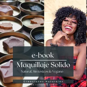 Imagen de portada para Ebook Ebook libro Recetario Maquillaje Solido Natural Vegano