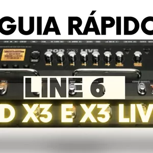 Imagem de capa para o Curso online GUIA RÁPIDO LINE6 POD X3 E X3 LIVE 