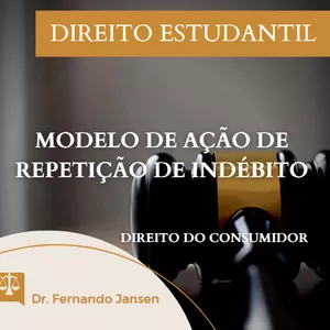 Imagem de capa para o Ebook MODELO DE AÇÃO DE REPETIÇÃO DE INDÉBITO