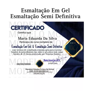 Imagem de capa para o Curso online Certificado curso esmaltação em gel 