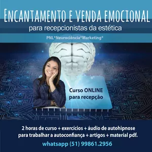 Imagem de capa para o Curso online Encantamento e Venda Emocional na Recepção Estética