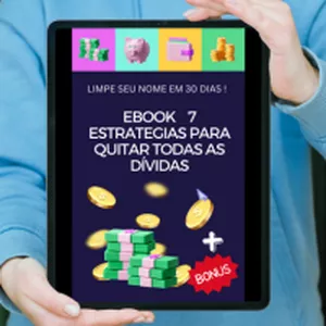Imagem do curso Ebook 7 ESTRATÉGIAS PARA QUITAR TODAS AS DÍVIDAS EM 30 DIAS! +BONUS