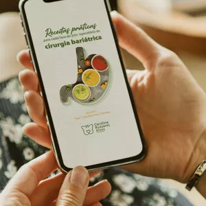 Imagem de capa para o Ebook Receitas práticas para todas fases do Pós-operatório de Cirurgia Bariátrica Edição 1