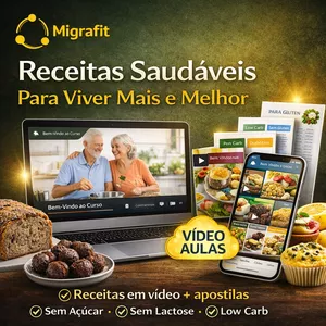 Imagem do curso Receitas Saudáveis Para Viver Mais e Melhor