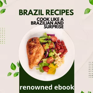 Cover image for Ebook Brazil Recipes -ebook one