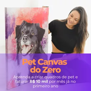 Imagem de capa para o Curso online Pet Canvas do Zero