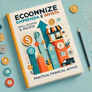 Imagem de capa para o Ebook Economize, Empreenda e Invista
