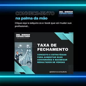 Imagem de capa para o Ebook TAXA DE FECHAMENTO - CONCEITO E ESTRATÉGIAS