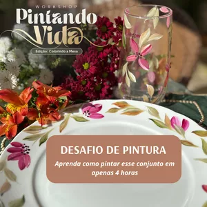 Imagem de capa para o Curso online Desafio de pintura: Pinte seu primeiro projeto em APENAS 4 horas