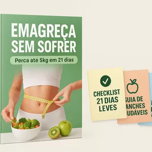Imagem de capa para o Ebook Emagreça Sem Sofrer