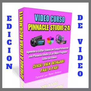 Imagen de portada para Curso online Curso Edicion de Video con Pinnacle Studio 23/24, Aprende desde cero Paso a Paso