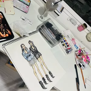 Imagen de portada para Curso online Pack FASHION SKETCH 1 Y 2 