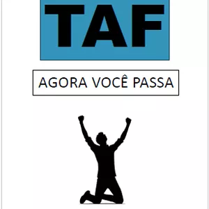 Imagem de capa para o Ebook TAF agora você passa