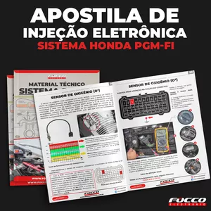 Imagem de capa para o Curso online Apostila de Injeção Eletrônica - Sistema PGM-FI